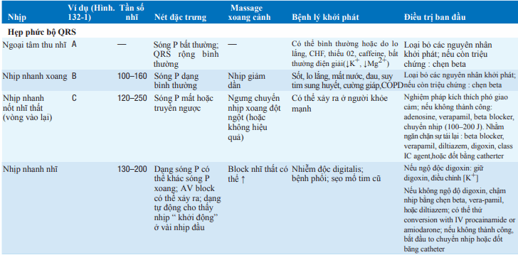 Đặc điểm điện tim và lâm sàng rối loạn nhịp
